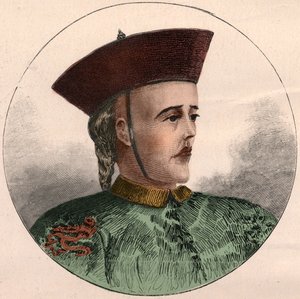 Portret Guangxu, cesarza Chin (1871-1908). autorstwa French School