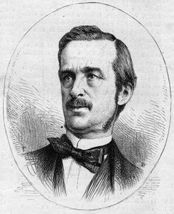 Portret Urbano (Urbano) Ratazziego (1808-1873), włoskiego polityka. Grawer w „Le Monde Illustré” nr 844 z 13 czerwca 1873 r. autorstwa French School
