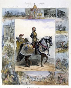Portret Ecuyera w "Malowniczej historii starożytnej i współczesnej jazdy konnej" Charlesa Aubry