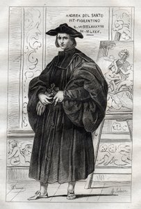 Portret włoskiego malarza Andrei del Sarto (Andrea d