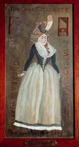 Portret księżnej Lamballe (1749-1792) (Marie-Therese Louise de Savoie-Carignan) namalowany przez jednego z jej zabójców. 1792 Paryż, Prefektura Police autorstwa French School