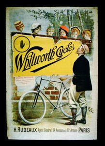 Plakat reklamujący Whitworth Cycles, Paryż