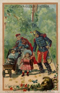 Wózek (chromolitho) autorstwa French School