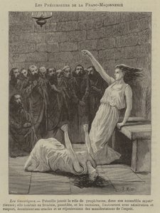 Prekursorzy masonerii: gnostycy (rycina) autorstwa French School
