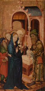 Ofiarowanie Chrystusa w świątyni, 1400 autorstwa French School