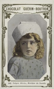 Książę Alexis, Heritier de Russie (kolorowe zdjęcie) autorstwa French School