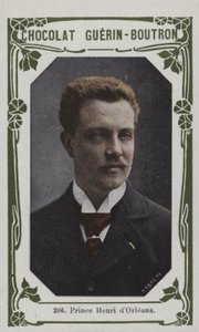 Książę Henri dOrleans (kolorowe zdjęcie) autorstwa French School