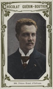 Książę Henri dOrleans (kolorowe zdjęcie) autorstwa French School