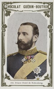 Książę Henri de Battenberg (kolorowe zdjęcie) autorstwa French School