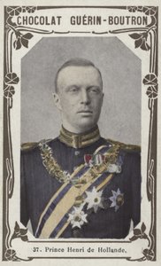 Książę Henryk z Holandii (kolorowe zdjęcie) autorstwa French School
