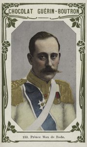Książę Max de Bade (kolorowe zdjęcie) autorstwa French School
