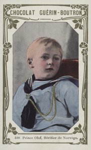 Książę Olaf, Heritier de Norvege (kolorowe zdjęcie) autorstwa French School