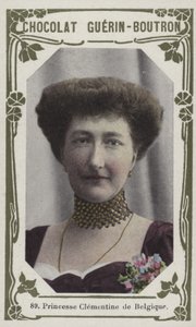 Księżniczka Clementine z Belgii (kolorowe zdjęcie) autorstwa French School