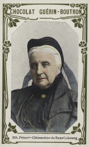 Księżniczka Clementine de Saxe Cobourg (kolorowe zdjęcie) autorstwa French School