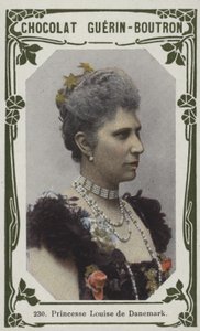 Księżniczka Luiza Danii (kolorowe zdjęcie) autorstwa French School