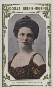 Księżniczka Louise z Saksonii (kolorowe zdjęcie) autorstwa French School