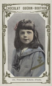 Księżniczka Mafalda z Włoch (kolorowe zdjęcie) autorstwa French School