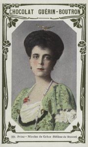 Księżniczka Mikołaja z Grecji, Helena z Rosji (kolorowe zdjęcie) autorstwa French School