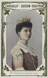 Księżniczka Królewska Grecji (kolorowe zdjęcie) autorstwa French School