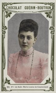 Księżniczka Baden, Marie-Louise z Cumberland (kolorowe zdjęcie) autorstwa French School