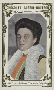 Księżniczka Reuss, caryca Bułgarii (kolorowe zdjęcie) autorstwa French School