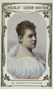 Księżniczka Wirtembergii (kolorowe zdjęcie) autorstwa French School