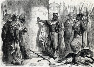Prise de Constantinople (rycina) autorstwa French School