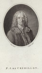 Prosper Jolyot de Crebillon autorstwa French School