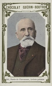 Puvis de Chavannes, malarz (kolorowe zdjęcie) autorstwa French School