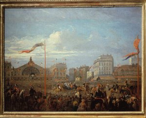 Królowa Wiktoria (1819-1901) Przybycie na Gare de l