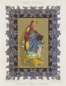 Radegund, żona Chlothara I autorstwa French School