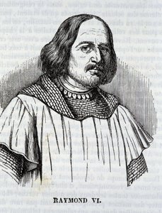 Raymond VI w „Mozaice południa”, Tuluza autorstwa French School