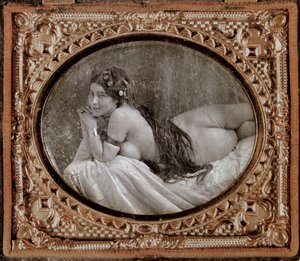Akt leżący, ok. 1850, z księgi fotografii wydanej w 1980 r.