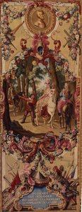 Gobelin Regence Gobelins z historią Don Kichota, 1717-18 autorstwa French School