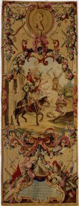 Gobelin Regence Gobelins z historią Don Kichota, 1717-18 autorstwa French School