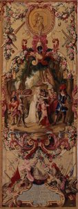 Gobelin Regence Gobelins z historią Don Kichota, 1717-18 autorstwa French School