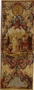Gobelin Regence Gobelins z historią Don Kichota, 1717-18 autorstwa French School