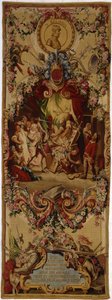 Gobelin Regence Gobelins z historią Don Kichota, 1717-18 autorstwa French School