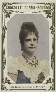 Reine Douairiere de Portugal (kolorowe zdjęcie) autorstwa French School