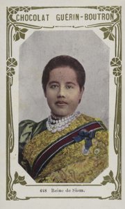 Reine de Siam (kolorowe zdjęcie) autorstwa French School