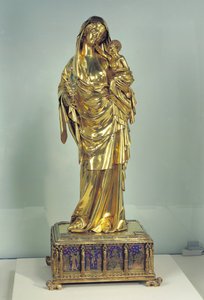 Relikwiarz Dziewicy Joanny dEvreux, ok. 1324-29 (złoto i srebro) (szczegóły zob. 110882) autorstwa French School
