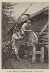 Remouleurs (grawerowanie) autorstwa French School