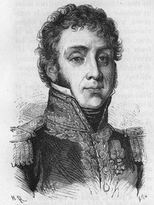 Remy Joseph Isidore Exelmans (lub Exelmans), marszałek i par Francji (1775-1852) - w „Historii Francji” Henri Martina autorstwa French School