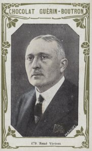 Rene Viviani (kolorowe zdjęcie) autorstwa French School