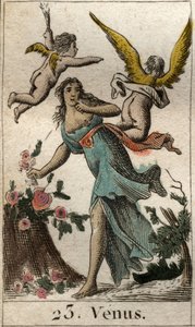 Reprezentacja Wenus, bogini miłości, piękna i płodności. Z „Mitologii młodości” Pierre