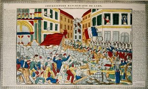 Powstanie republikańskie w Lyonie, 9-14 kwietnia 1834 r. autorstwa French School