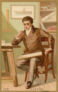 Robert Fulton, amerykański inżynier i wynalazca autorstwa French School