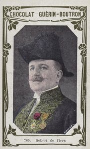 Robert de Flers (kolorowe zdjęcie) autorstwa French School