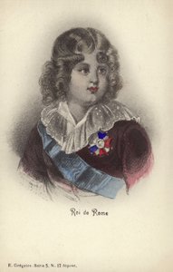 Roi de Rome (kolorowa litografia) autorstwa French School
