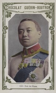 Roi de Siam (kolorowe zdjęcie) autorstwa French School